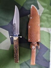 Jagdmesser Solingen Hirschhorn ANTON VINGEN GERMANY