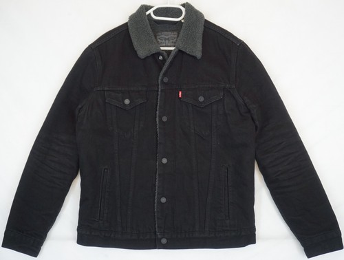 Levi black sherpa - levi's, collar