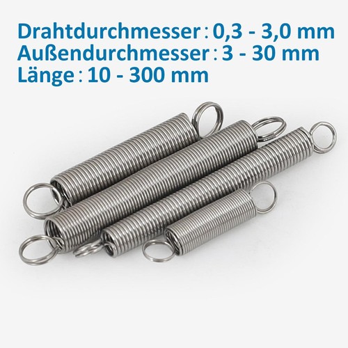 Zugfeder 6 3 0 - zugfeder, 0,3/0.5/0.6-3,0