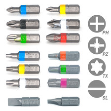Würth Bit PZ1 PZ2 PZ3 PH1 PH2 PH3 T8 T10 T15 T20 T25 T27 T40 TX20 TX25 TX10 TX15