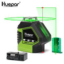 360 Kreuzlinienlaser Grün mit 2 Laserpunkte mit Pulsfunktion und Lotfunktion