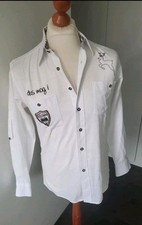 Fuchs Trachtenhemd Gr. M weiss