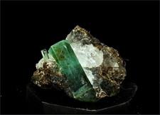 Smaragd Kristall In Quarz 26