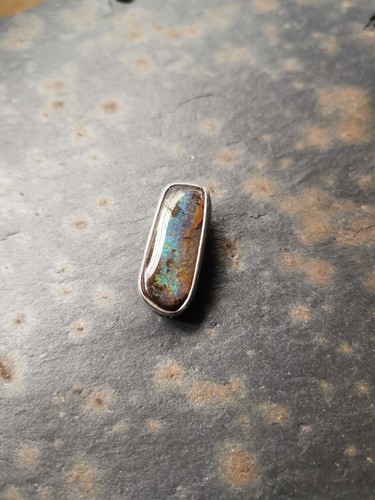 Boulder opal anhänger - boulder,