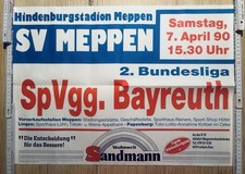 Plakat 1990 SV Meppen - SpVgg
