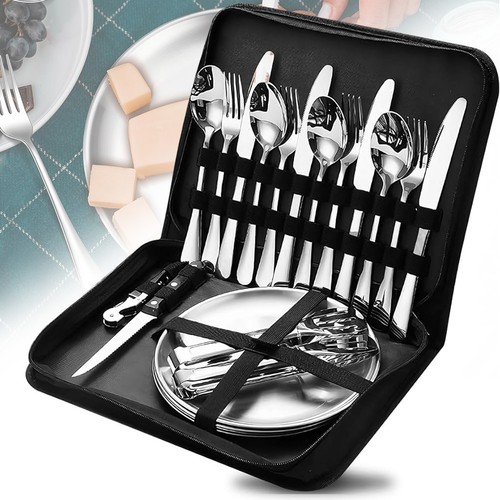 Picknick besteckset 4personen - picknick,