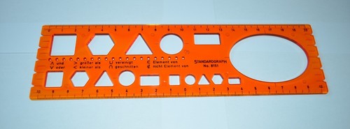 Zeichenschablone standardgraph - zeichenschablone,