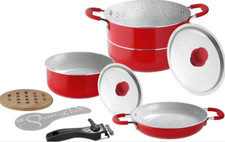 Brunner Topfset COSMIC 8+2 ø 22 Alu-Kochtopfset Camping Kochtopf