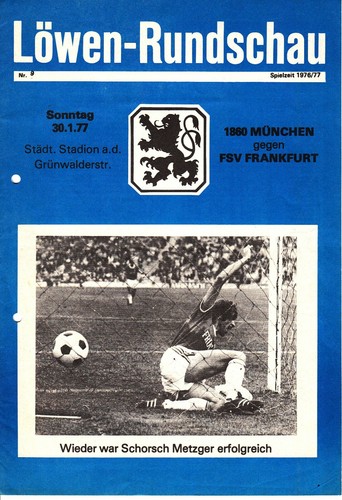 1860 münchen fsv - 30.01.77,