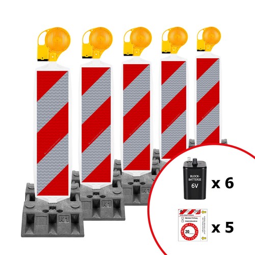 Leitbaken set mit - 5,
