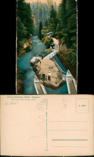 Postcard jonsdorf janov - jonsdorf,