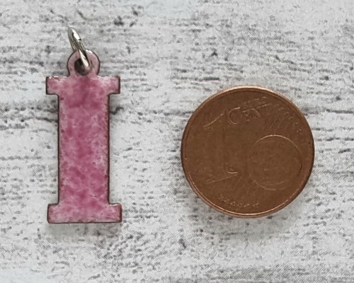 Buchstabe emaille rosa - buchstabe,