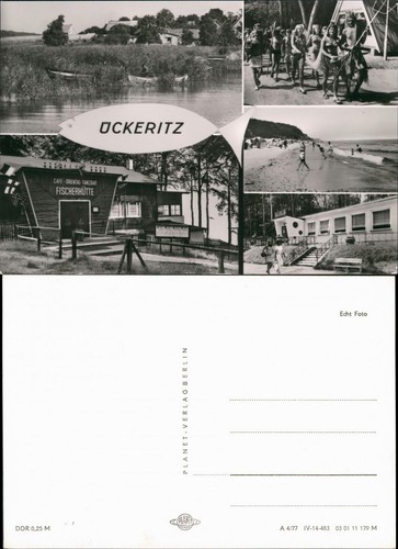 Ansichtskarte ückeritz - ansichtskarte,