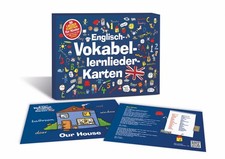Englisch-Vokabellernlieder-Bildkarten für Kinder mit  über 200 Vokabeln