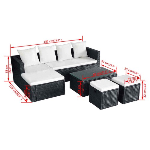 Vidaxl gartenmöbel 4 tlg - vidaxl,