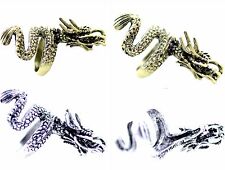 Vintage / Retro Style Coiled Dragon Ring, UK Size L, Auswahl