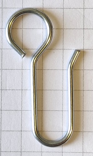 Stück metall gardinenhaken - 35,