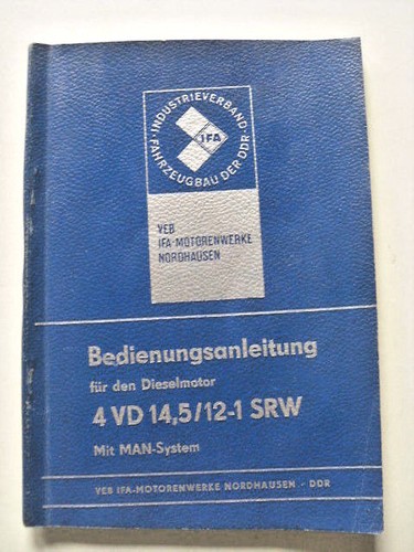 Ddr ifa bedienungsanleitung - ddr,