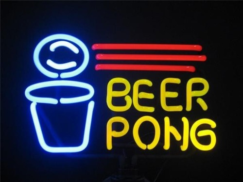Beer pong glas - pong, neonschild