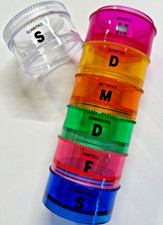 Medikamentenbox RUND ZYLINDER