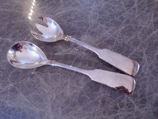 Villeroy & Boch MONTCLAIR Vorleger Salatbesteck Silber 120er TOP !