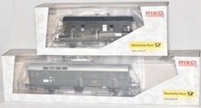 Piko H0 53343 54591 2 x Bahnpostwagen Post-b /8,5 /12,9 DBP / DB Ep. III OVP PMS