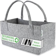 Siluk 1x/2x Filztasche Einkaufstasche Tragetasche Kaminholztasche Kaminholzkorb