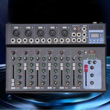 8 Kanal Digital Audio Mixer Bluetooth Mischpult USB Dj f??r Karaoke Audio Mixer
