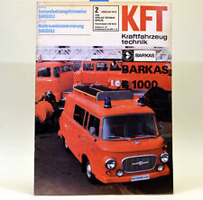 DDR KfT Kraftfahrzeugtechnik 2 1974 Barkas B 1000 Moto-Cross-Maschinen Citroen 3