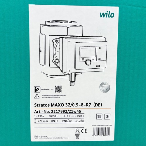 Wilo pumpe stratos - stratos, maxo