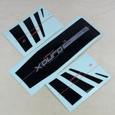 Dekor Xduro für Batteriesgehäuse Farbe: schwarz, Schrift in dunkelgrau