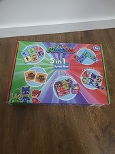 PJ Masks Spielbox 5 in 1 Spielesammlung Memo Puzzle Domino
