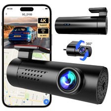 4K Dash Cam 5G-WLAN, 1080P HD