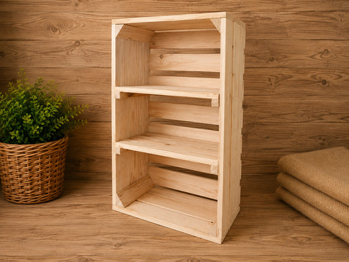 Neue holzkisten natur - holzkisten,