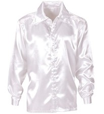 70er jahre discohemd aus satin - jahre,