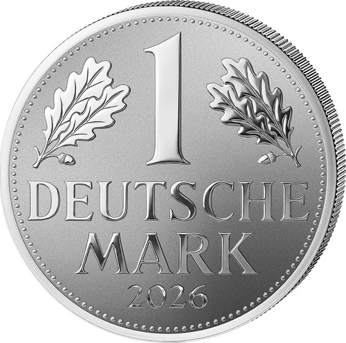 Silbermünze deutsche mark - silbermünze, 1