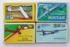 Flugzeug Modellbausatz 1:72 PZW Sammlung  Mucha + SZD Jantar + SZD 19-2A + Bocia