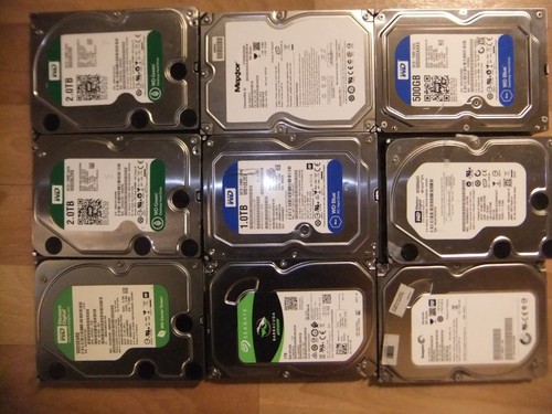 Konvolut festplatten 3x - festplatten, (hdd)