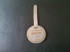Märklin H0 Prüfplakette