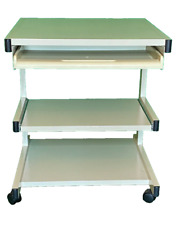 Computertisch Computerwagen Rollw. TOP  ausziehbare Ablagen Kugelschienenführung