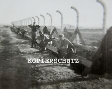 Altes Foto Gefangenenlager / Latrine / Norwegen / 2. WK