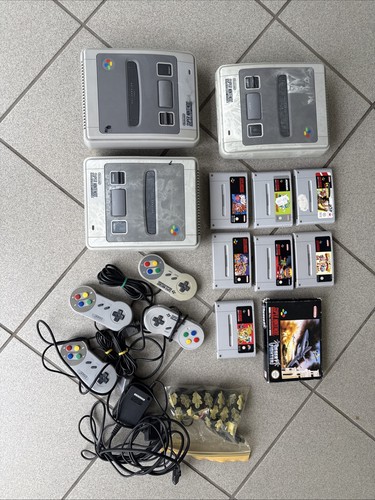 Super nintendo konvolut mit - super,