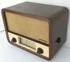 Rarität:  Funktionierendes TELEFUNKEN Notradio "Filius" in Holzgehäuse von 1949