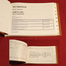 Fristenheft Iveco Magirus 110-17 AW , 168 M 11 , TDv Teil 22 Bundeswehr Militär