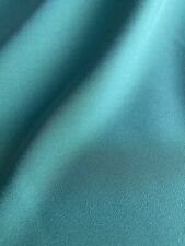 Gardinen Fenster Stoff Vorhänge Länge 1,00 m grün blau Höhe 1,43 m lichtfilternd