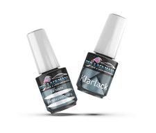 Lackstift-Set für Mitsubishi W19 White schnelltrocknend +Klarlack 2x20ml Pinsel