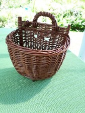 Zwiebelkorb Eierkorb Blumenkorb Dekokorb zum Aufhängen Küchenkorb Naturfarben 