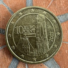 10-Euro Cent Österreich 2002