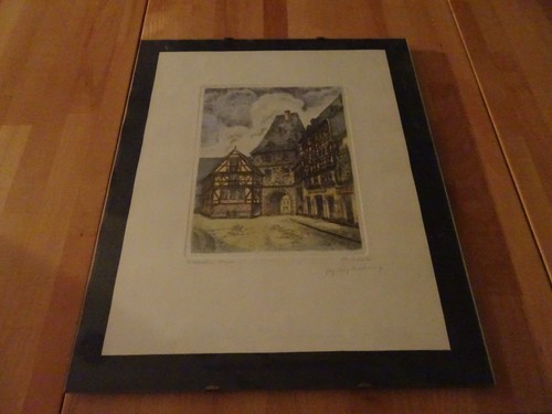Farblithografie von albert - farblithografie,