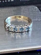 Ring gepunzt 9 kt 375 Gelbgold